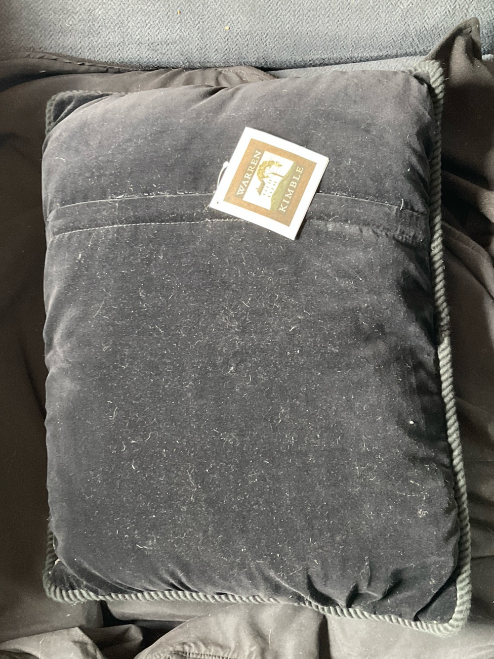 Cat Nap Inn Decorative Cat Pillow - Brown & Yellow - Picture 2 of 2